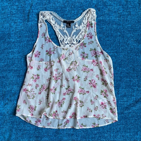 Boho Pink Tank Top - Picture 3 of 4